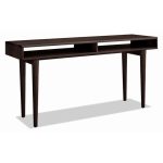 Стол рабочий письменный из дуба темный