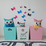 Деревянный ящик для игрушек розовый с сердечком — изображение 9