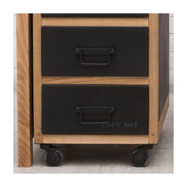  большой письменный стол с тумбочкой Newton — изображение 4