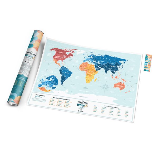 Карта travel map holiday lagoon world — изображение 9