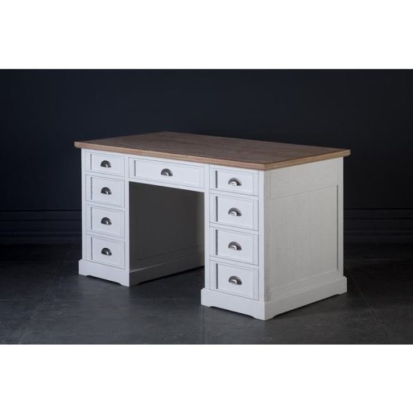 Стол Ковентри письменный с белыми ящиками — изображение 5