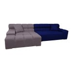 Диван Tufty-Time Sofa серо-синяя шерсть, коричневый — изображение 2