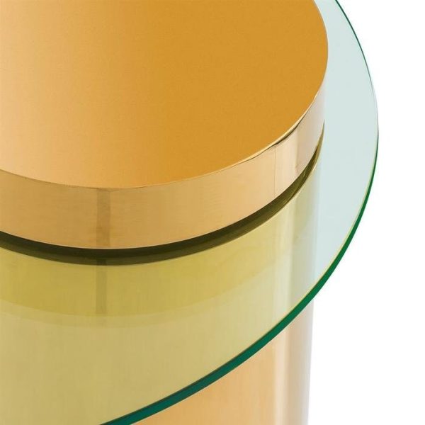 Журнальный столик  Equilibre из металла золотого цвета  — изображение 3