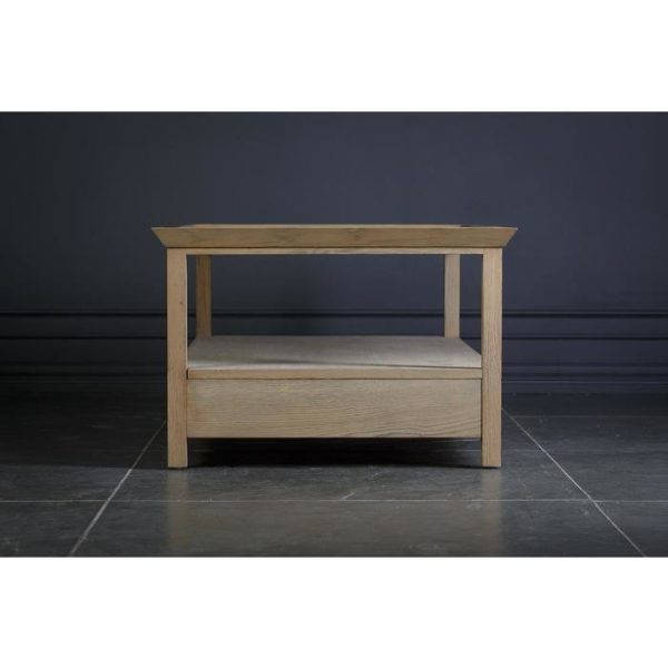 Столик журнальный с ящиком из массива дуба — изображение 7