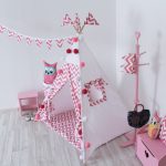 Стеганый игровой коврик Pink Zigzag  110х110 см — изображение 6