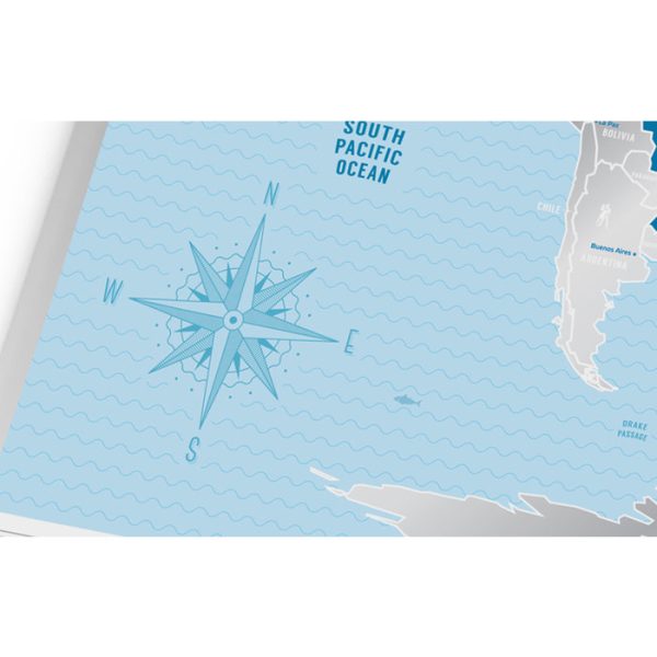 Карта travel map silver world — изображение 28