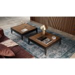 Стол журнальный ALTO Зебрано Тонированный