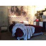 Кровать Mollyв обивке графитовым велюром 180x200 см — изображение 6