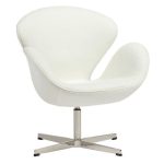 Кресло Swan Chair Белый Кашемир — изображение 3