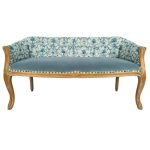 Диванетка «Биарриц Туаль де Жуи антик (блю)»