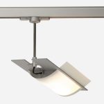 Спот Oligo HIGH FLIGHT с плафоном из металла с белой стеклянной вставкой