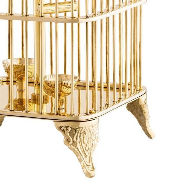 Настольная лампа  La Cage с черным абажуром  — изображение 4