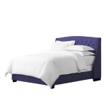 Кровать Hugo 180х200 см Велюр Cиний