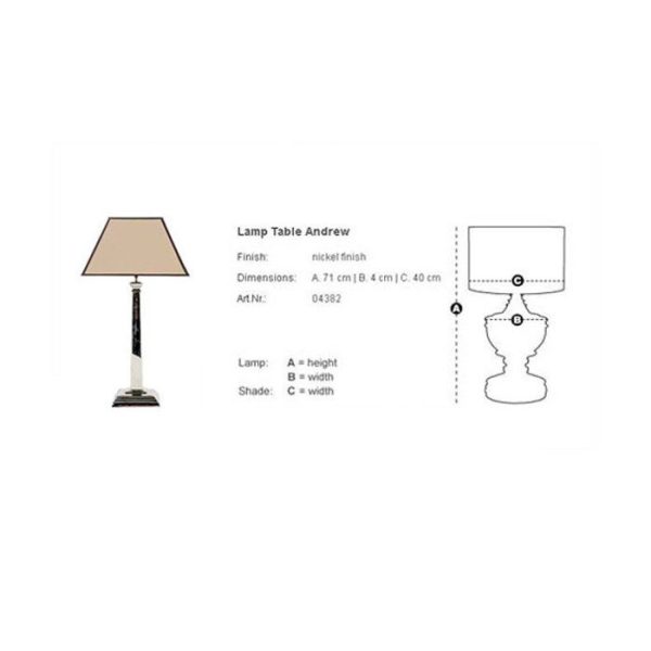 Настольная лампа  Andrew — изображение 2