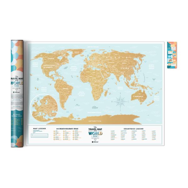 Карта travel map holiday lagoon world — изображение 14