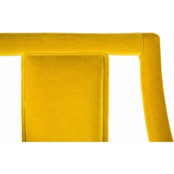 Стул Adora с подлокотниками желтый — изображение 6