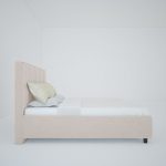 Кровать Royal Black Велюр Серый 180х200 см — изображение 5