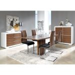 Большой прямоугольный обеденный стол DUPEN (раздвижной)