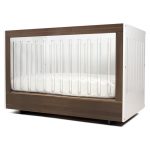 кроватка Roh орех c одной стороны акриловая панель Spot On Square  — изображение 2