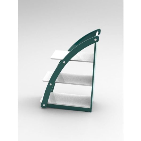 Стеллаж Парус К10 темно-бирюзовый — изображение 15