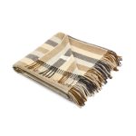 Плед из шерсти мериноса с добавлением кашемира POMPEI SPINA   — изображение 2