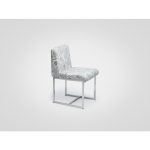 стул с мягкой обивкой в стиле арт-деко — изображение 2