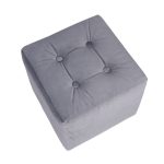 Пуф WOODEN Квадратный Серый — изображение 2