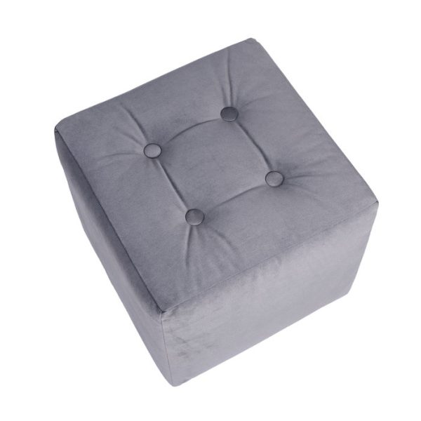 Пуф WOODEN Квадратный Серый — изображение 2