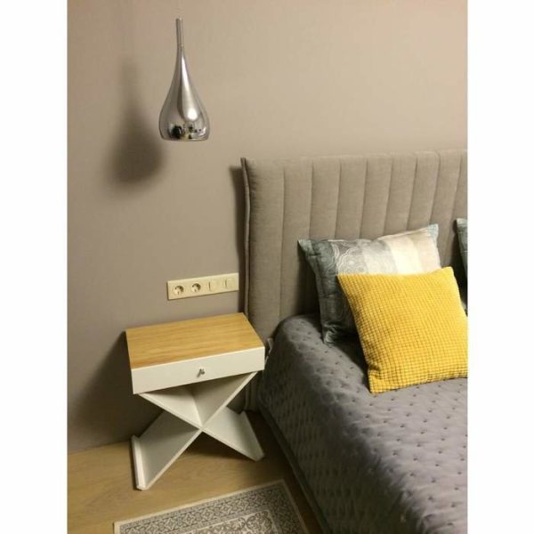 Тумба Bdesign Bonn белая, дуб — изображение 3