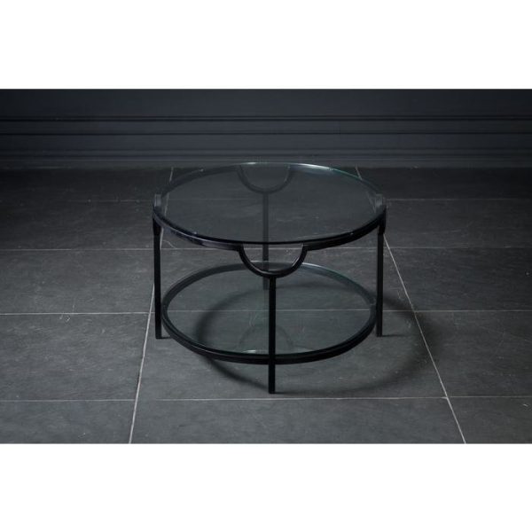 Столик журнальный Олдем с овальной столешницей из стекла — изображение 8