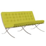 Диван Barcelona Двухместный Лимонная Кожа Класса Премиум — изображение 3