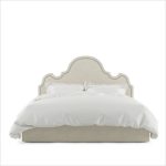 Кровать Jasmine Bed лен 170х200 см 180х200 см 190х200 см