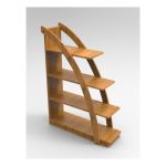 Стеллаж Парус К14 Золотистый Дуб — изображение 2