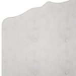 Кровать из молочного льна с изголовьем Palace 160х200 см — изображение 8