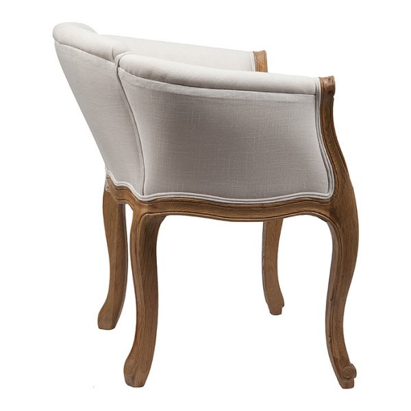 Кресло Cabriole Elizabeth Кремовое Полиэстер — изображение 5