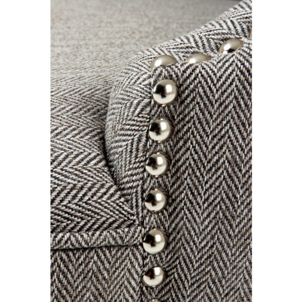 стул с мягкой обивкой  Bermuda серый — изображение 4