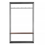 Вешалка в прихожую Hallra black американский орех