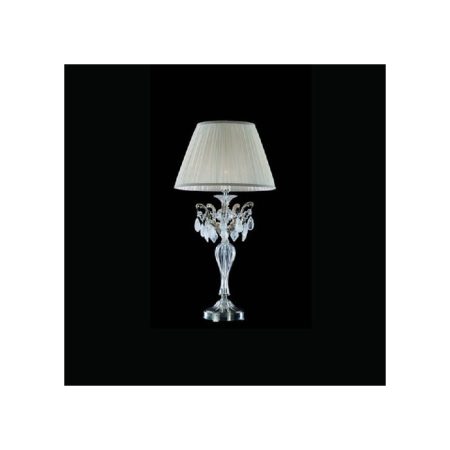 Настольная лампа Illuminati с абажуром  белого цвета