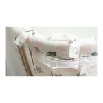 Карман декоративный EllipseFurniture L Белый Вставка звезды розовые — изображение 2