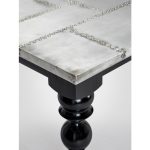 Стол обеденный прямоугольный на резных ножках из дерева махагони — изображение 3