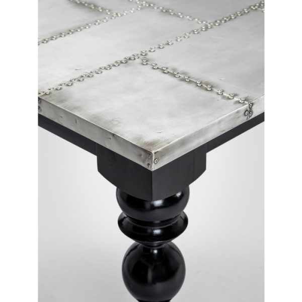 Стол обеденный прямоугольный на резных ножках из дерева махагони — изображение 3