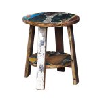 Тумба Ганди из массива древесины старого рыбацкого судна