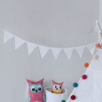 Гирлянда из флажков Simple White из 100% хлопка — изображение 2