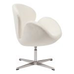 Кресло Swan Chair Кремового цвета — изображение 3