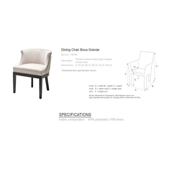 стул с мягкой обивкой  Boca Grande — изображение 4