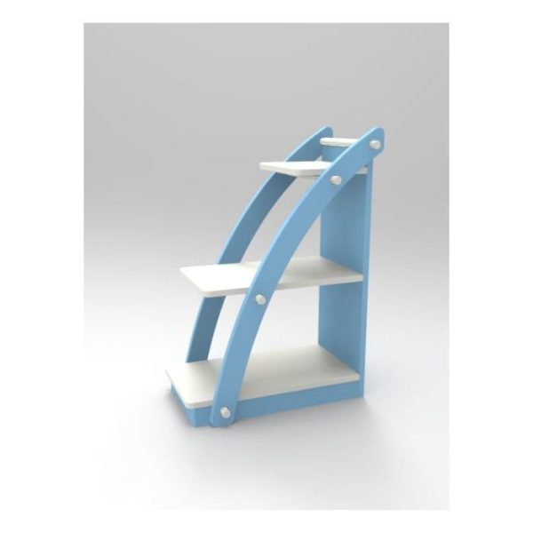 Стеллаж Парус К8 Пастельно-бирюзовый — изображение 18