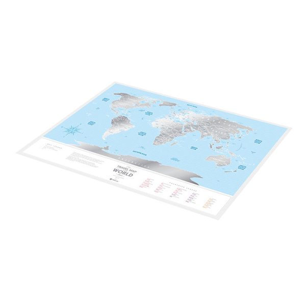 Карта travel map silver world — изображение 18