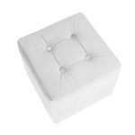 Пуф WOODEN Квадратный Белый — изображение 2