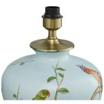 Настольная керамическая Лампа с белым абажуром — изображение 2