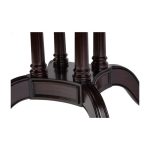 Раскладной обеденный стол из дерева с металлической фурнитурой — изображение 5